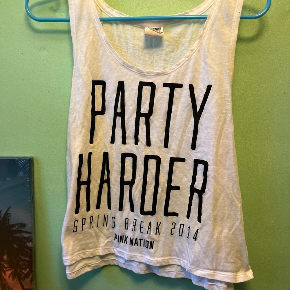 Victorias Secret Party Harder Tank Top